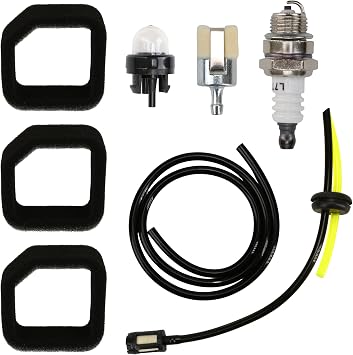 Replacement 6698373 Air Filter and Fuel Line Kit Compatible with Hitachi Leaf Blower RB24EA RB24EA S RB24EAP 23.9cc