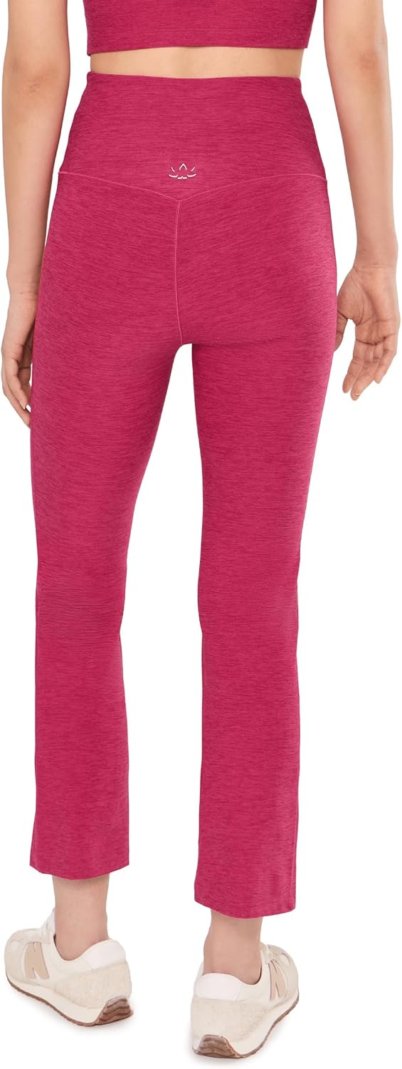Beyond Yoga Women's Pintuck Kick Flare High Waisted Pant