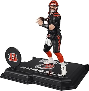 McFarlane Joe Burrow (Cincinnati Bengals) NFL 7" Posed Figure SportsPicks