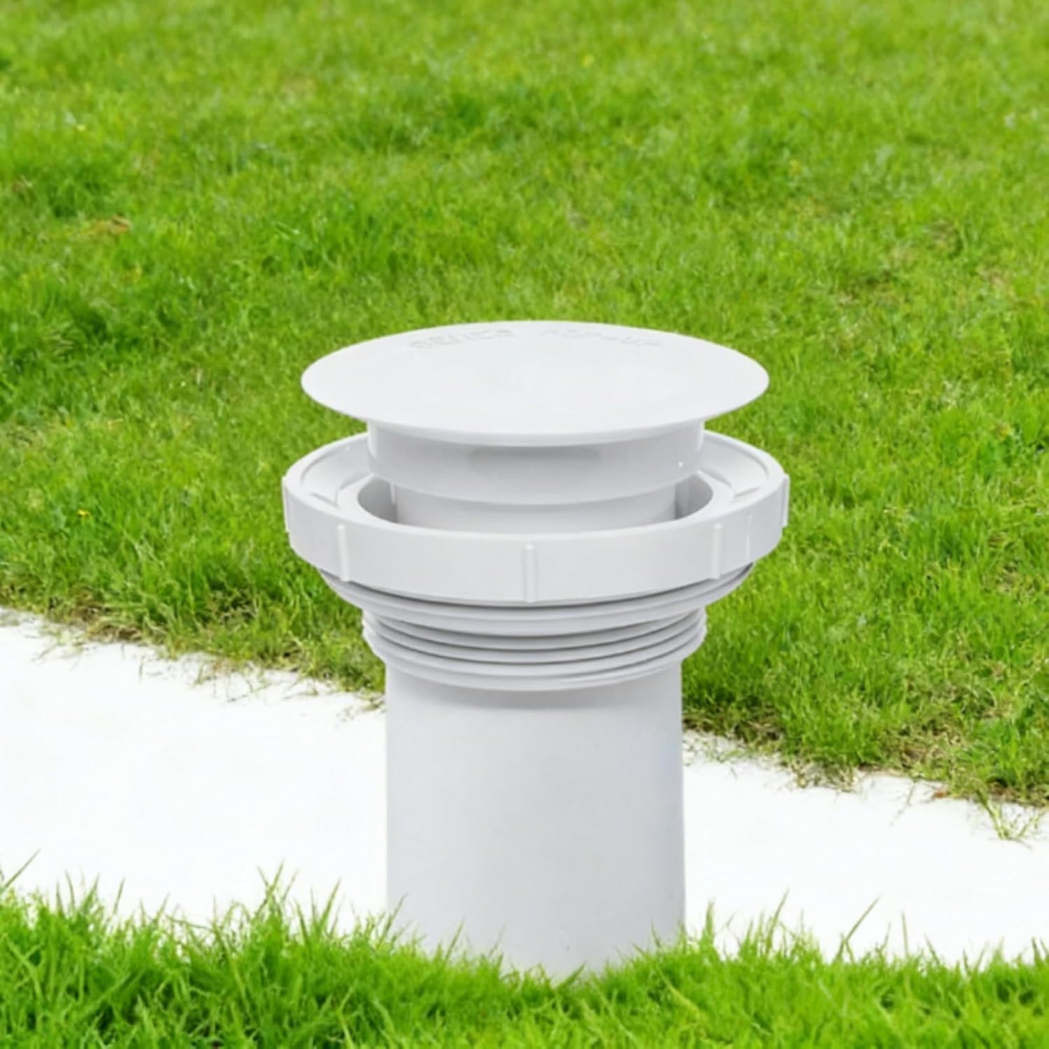 Novabright 3 x 4 Inches Sewer Cleanout Relief Valve White PVC Relief Valve Sewer Repair Part for Toilet Sink Shower Drain Lines Prevents Clogs Backups