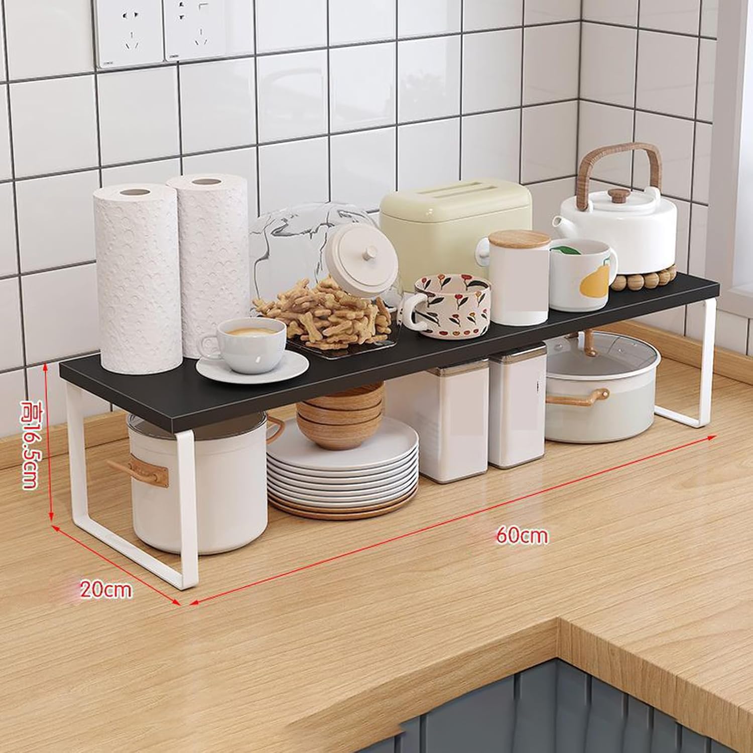 [YXSNG] オーブンレンジラック レンジ下 収納 レンジ下ラック デザイン5 オーブン トースター下 ラック レンジラック 幅5