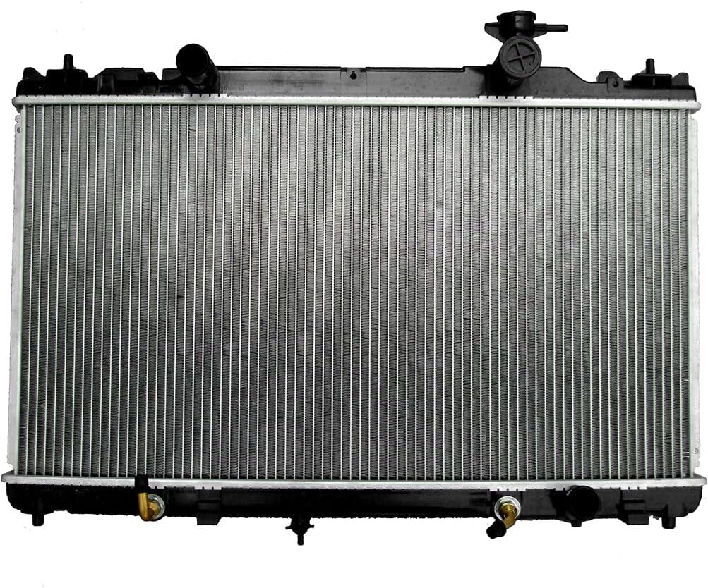 SCITOO Automotive Engine Radiator *1 & Condenser *1 Fit for 2004-2006 for Toyota for Camry 2.4L 2005-2008 for Toyota for Solara 2.4L, Automotive Radiator & AC Condenser Replacement, Car Radiator