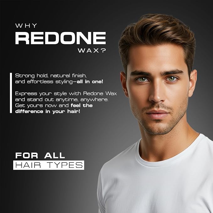 Redone Matte Hair Wax Black 100ml miniatura 3