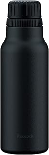 ピーコック魔法瓶工業(The-peacock) ピーコック 水筒 炭酸飲料対応 600ml 保冷 真空断熱構造 直飲み スポーツ飲料対応 飲み口 抗菌加工 本体丸洗い可能 ダイレクトボトル 0.6L ブラック AJH-60 B