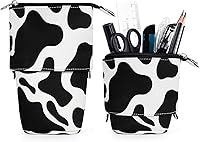 Vista 11 de Lindo estuche de pie de lápices para niños, estuche de lápices desplegable, bolsa de maquillaje, regalo de Navidad, estuche de lápices de lona