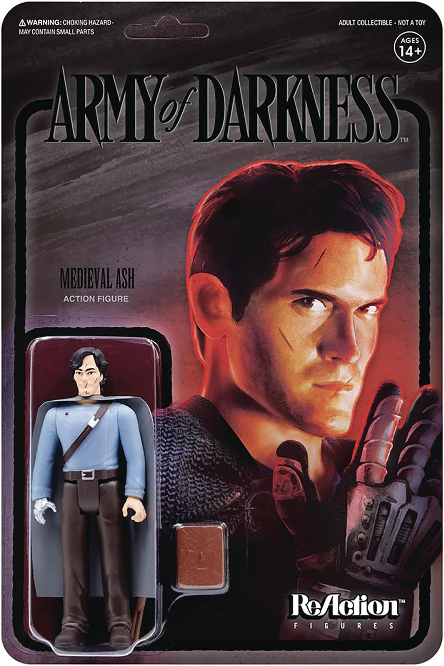 Super7 Army of Darkness Wave 2 Medieval Ash Reaction Figure, Multicolor