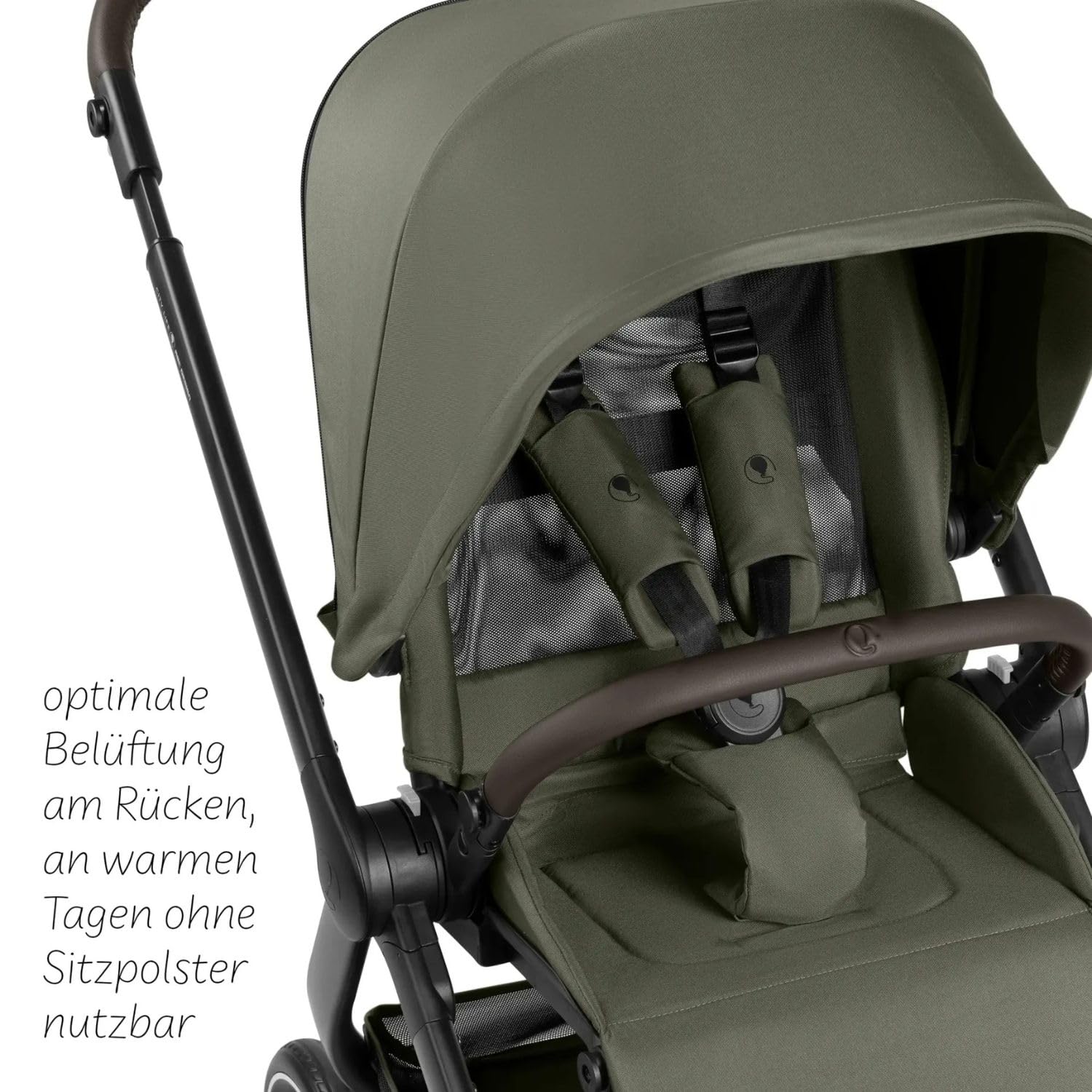 ABC Design City Life Poussette et poussette de sport jusqu'à 22 kg - Avocat | Jusqu'à 22 kg, avec unité d'assise réversible, position allongée, glissière télescopique et panier de courses jusqu'à 10 kg