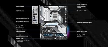 Asrock B650 Pro Rs, Am5, Atx, 4 Ddr5, 3 M.2, 4 Sata, Hdmi, Dp, Usb C