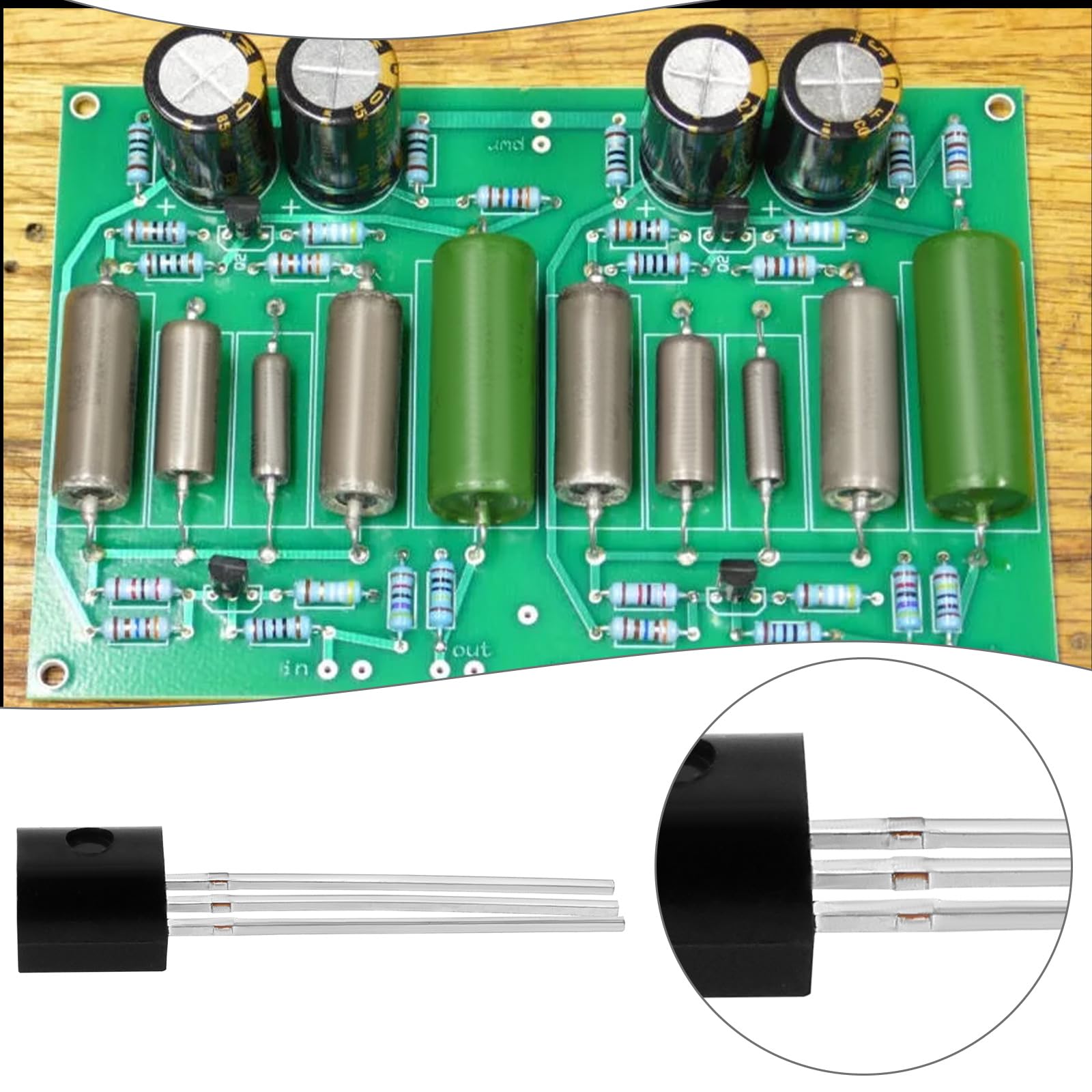Create idea 20 Pezzi Transistor A Effetto Di Campo A Giunzione 3 Pin N-channel Transistor Audio A Basso Rumore A Inserimento Diretto 2SK170GR 40 V 15 MA Per Amplificatore Audio