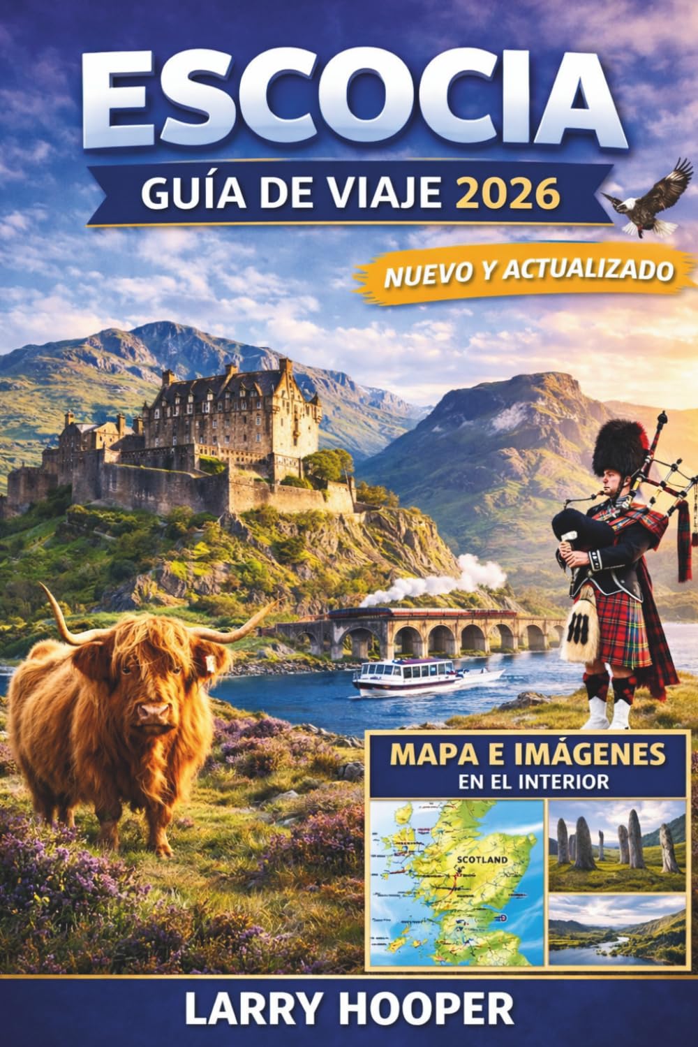 ESCOCIA GUÍA DE VIAJE 2026 (A TODO COLOR): Edimburgo, las Tierras Altas y la Isla de Skye con rutas panorámicas, visitas a castillos, joyas ocultas, ... presupuesto, mapas e itinerarios detallados