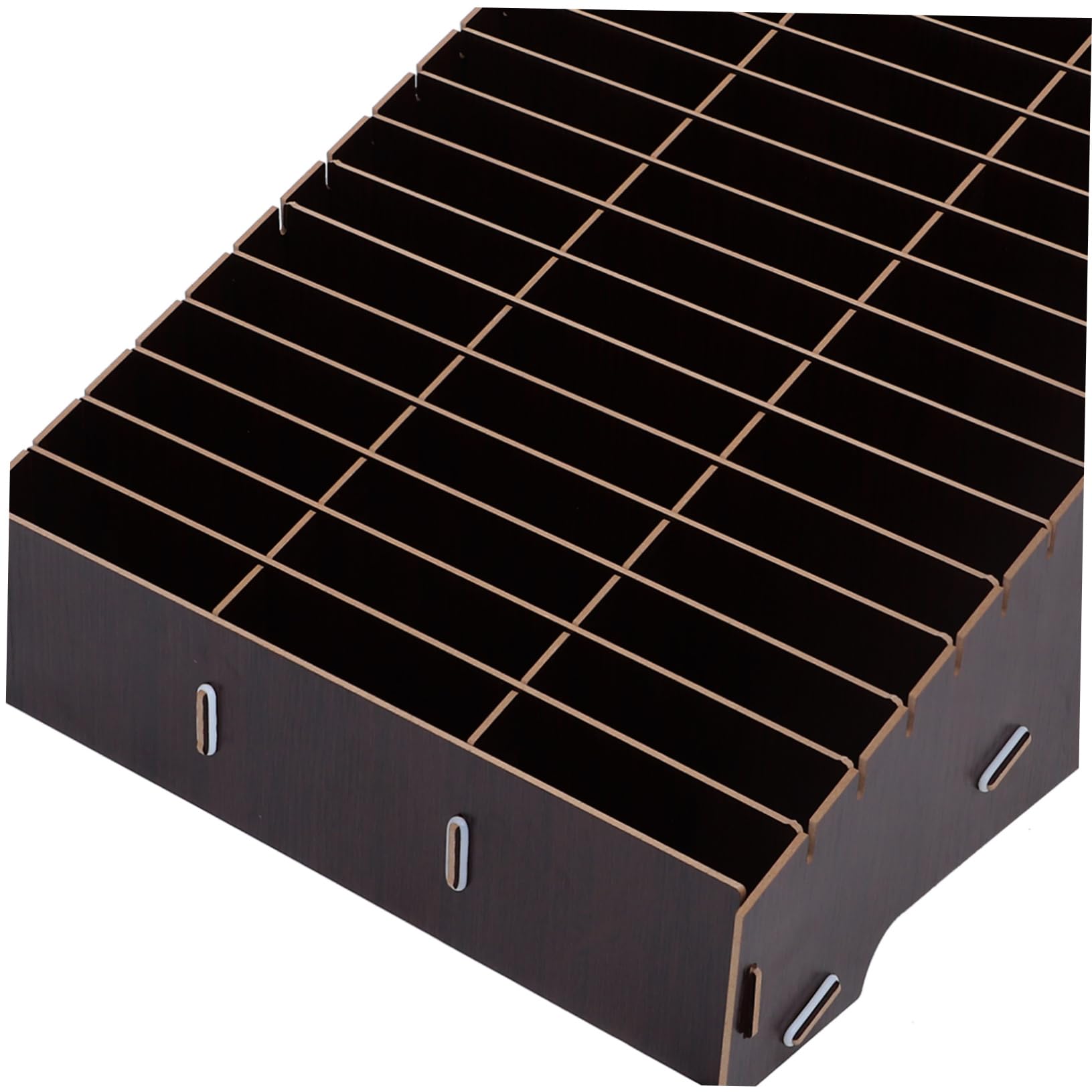 Gadpiparty Caja De Madera Organizadora Múltiples Compartimentos Para Teléfono Móvil y Smartphone Para Aula y Sala De Reuniones Estuche Compartimentos De Almacenamiento