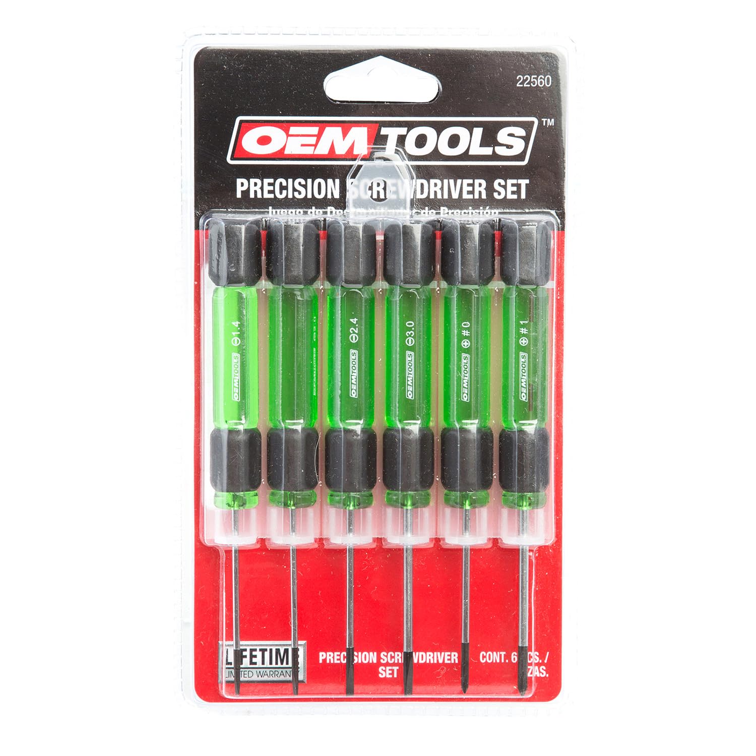 oemtools 22560 precisión destornillador Set-6 piezas