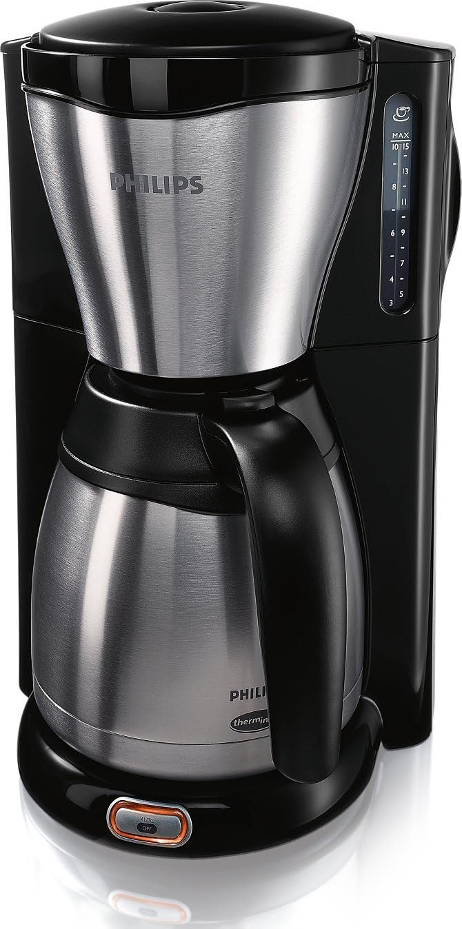Philips Hd7546/20 Café Gaia Filter Coffee Maker with Thermos Infuser Silver