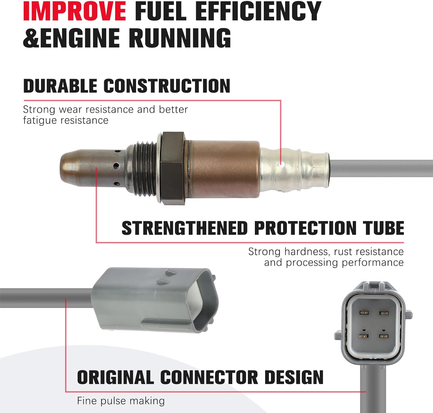 O2 Oxygen Air Fuel Ratio Sensor 234-9036 Upstream Compatible for Nissan Rogue Altima Maxima Frontier Pathfinder Xterra 350Z for Suzuki Equator for Infiniti FX35 EX35 G37 M35 250-54035