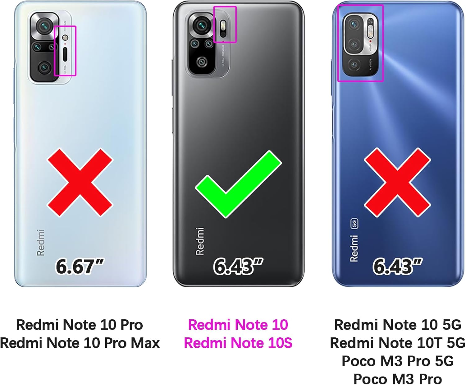 for Xiaomi Redmi Note 10 4G/Redmi Note 10S Case TPU Crystal Butterfly Heart Floral for Women Magnetic Shockproof with Kickstand & Protection Cover for Redmi Note 10 4G Case(Glitter Rose) - Image 2