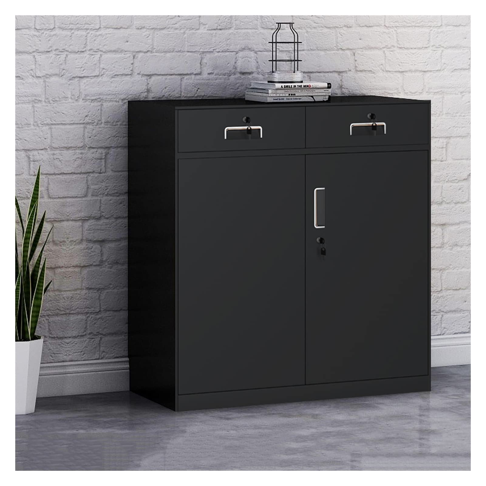 Aioneer 6 File Cabinet Tin Cabinet File Cabinet Low Cabinet Office Data File Activity Storage Three Drawer Cabinet Tool Cabinet Small Cabinet Filing Cabinet-1.4Mm