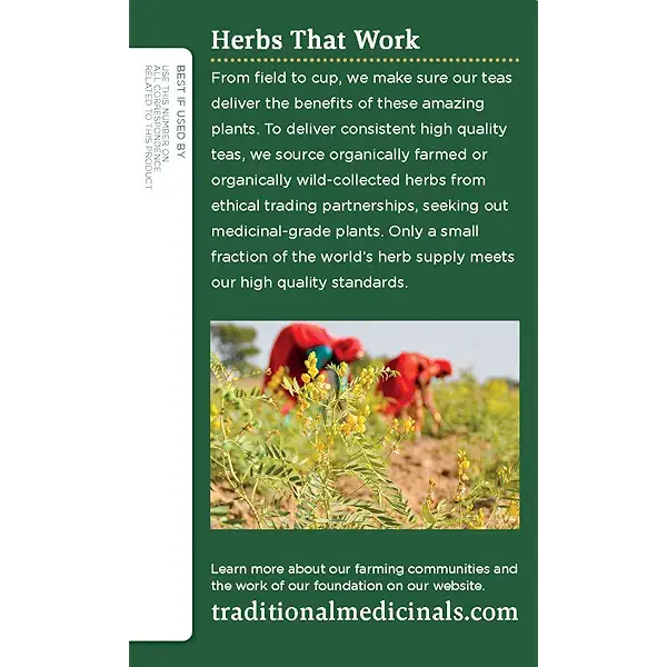 TRADITIONAL MEDICINALS Organic Roasted Dandelion Root, 16 Count (2 Pack) 5