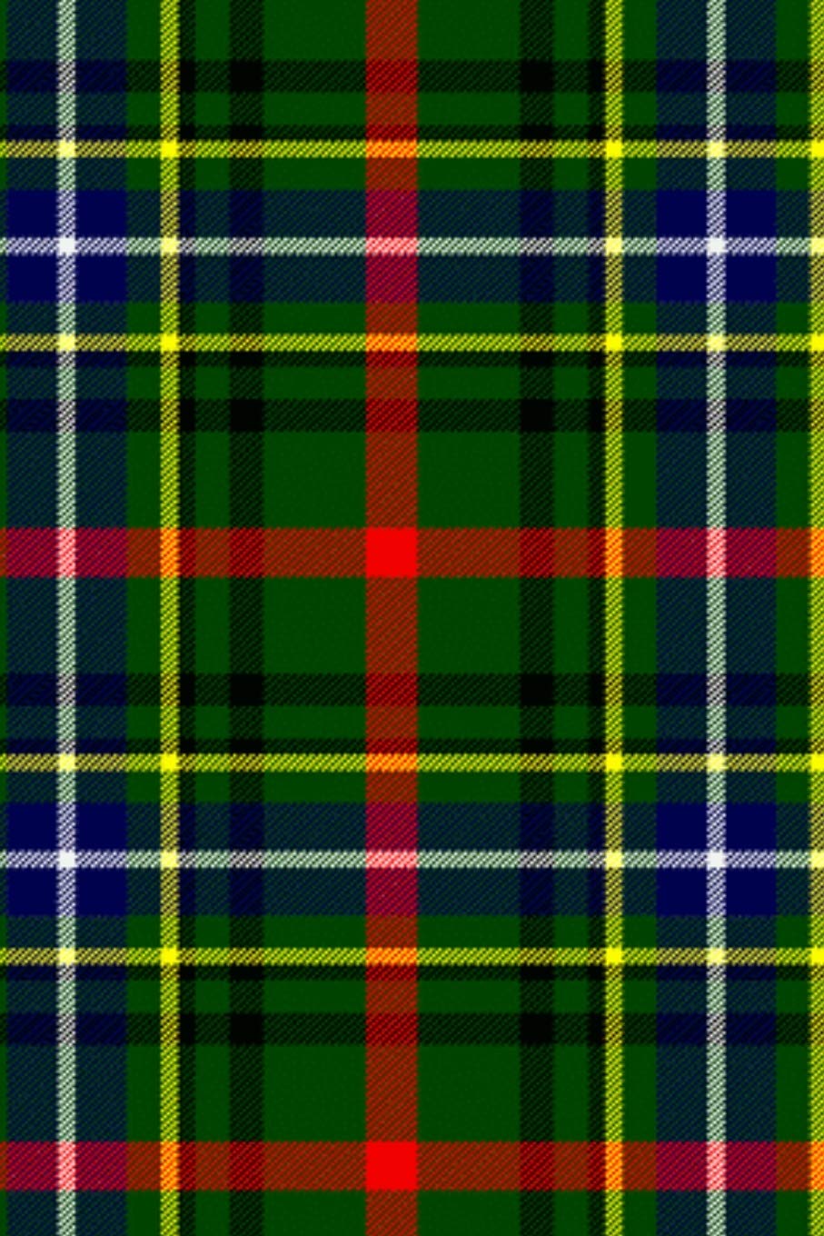 Clan Bisset Tartan 100 Page Lined Journal/Notebook