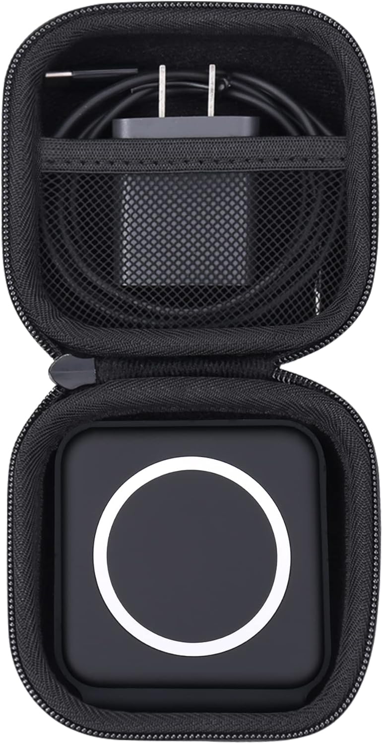 Khanka Hard Travel Case Replacement for Iseyyox/RTOPS/Hicober/UCOMX Nano 3 in 1 Wireless Charger,Magnetic Foldable Charging Station, Case Only