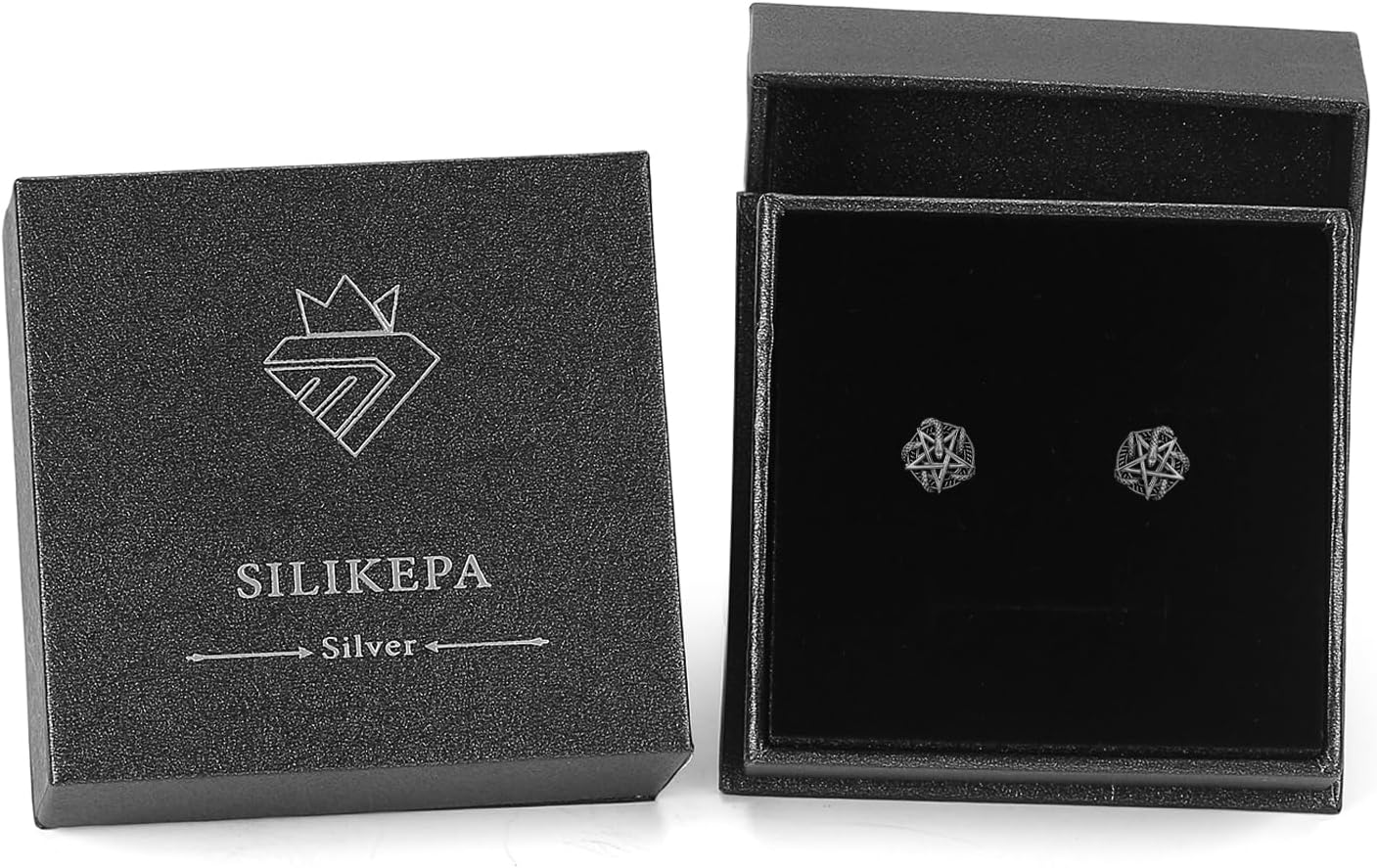 Snake Earrings for Women Men 925 Sterling Silver Vintage Snake Drop Earrings Pagan Amulet Jewelry Gifts for Women Men