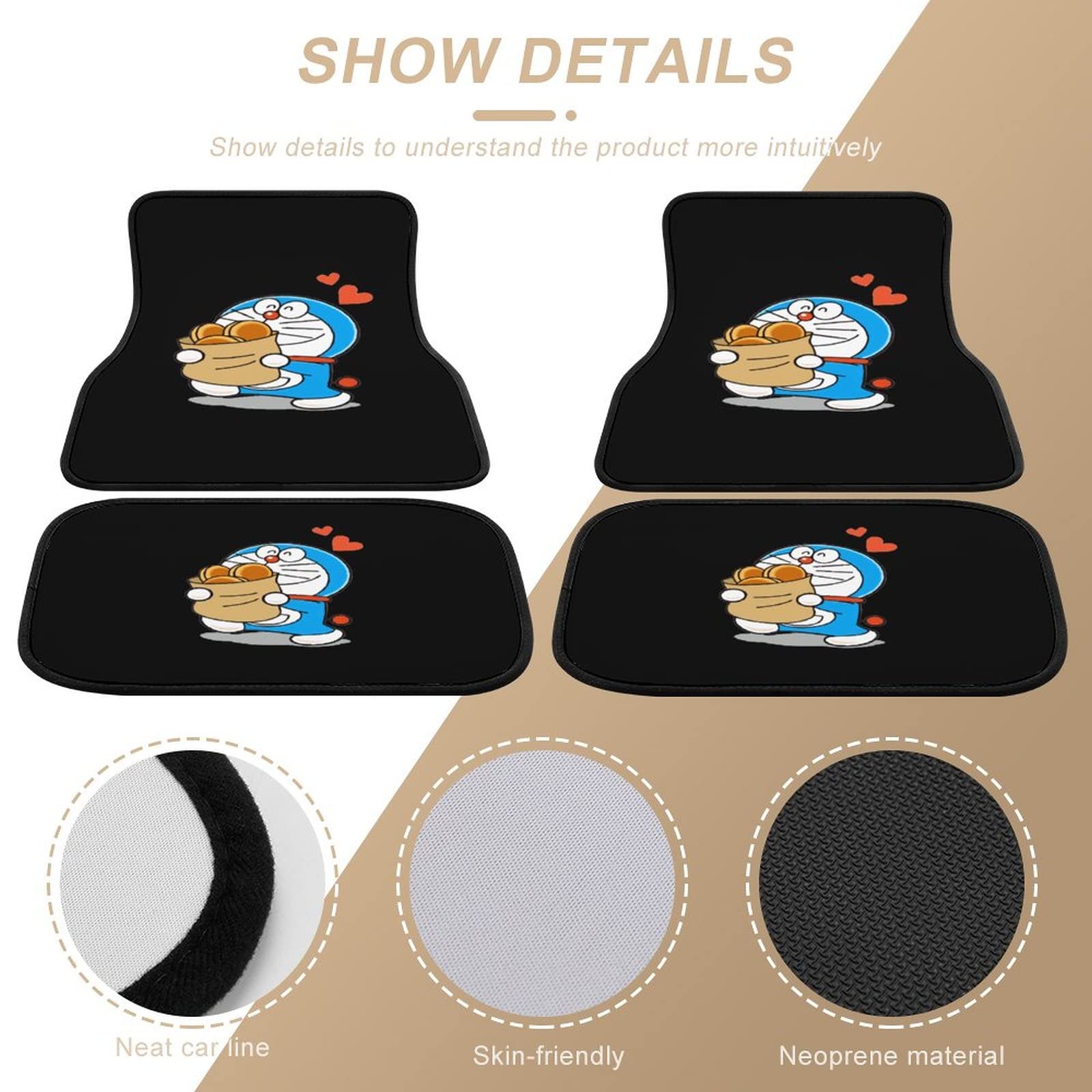 Amazon | ドラえもん カーマット フロアマット 車 軽/普通車