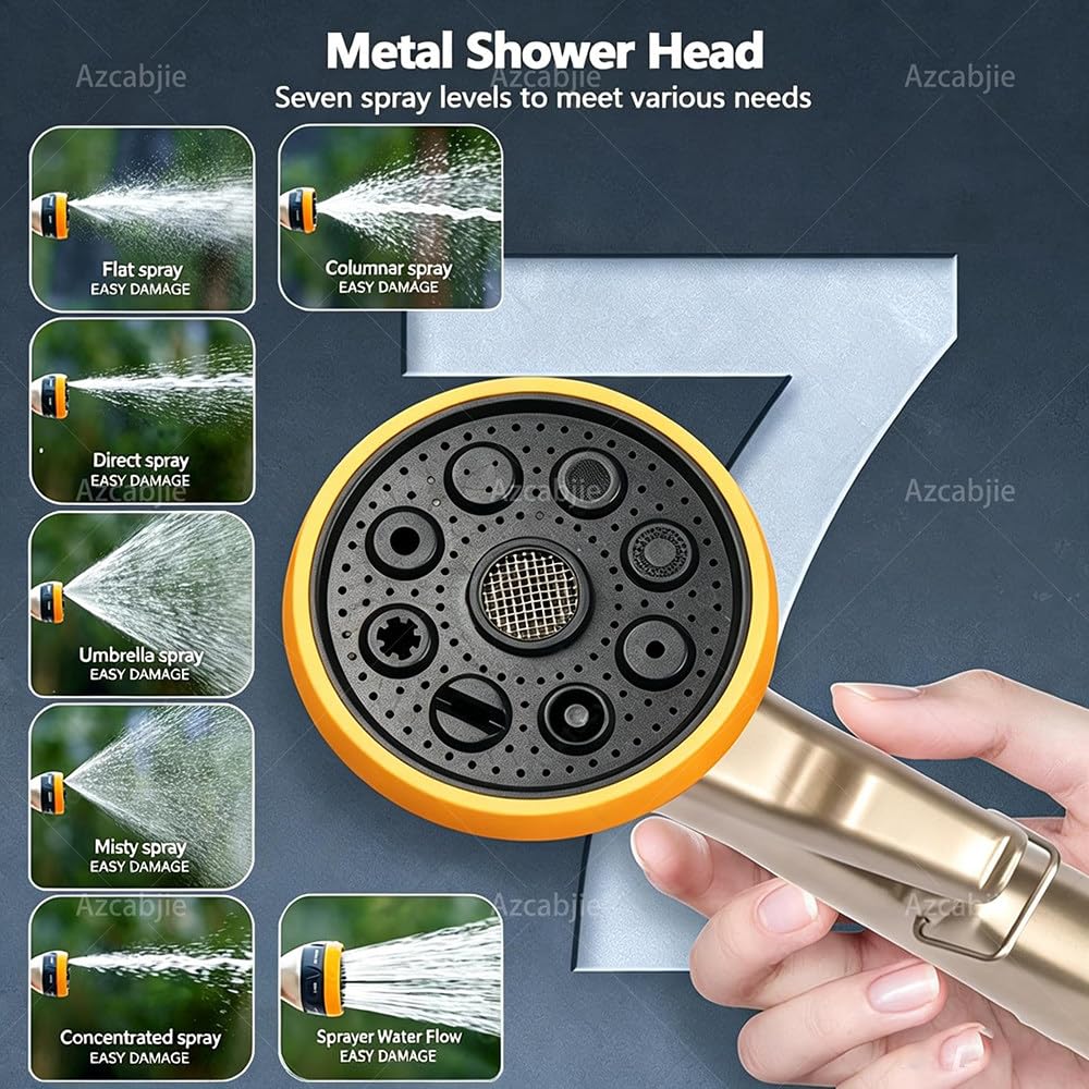 Carro Portamangueras De Acero Inoxidable B-50mHose | Estante Resistente Para Guardar Mangueras,Pistola De Agua a Alta Presión Para Riego De Jardines Granjas Y Viveros,Y Lavado