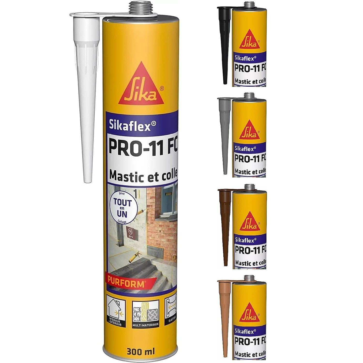 SIKA Sikaflex PRO 11 FC Purform Adhesivo - Negro - 300ml