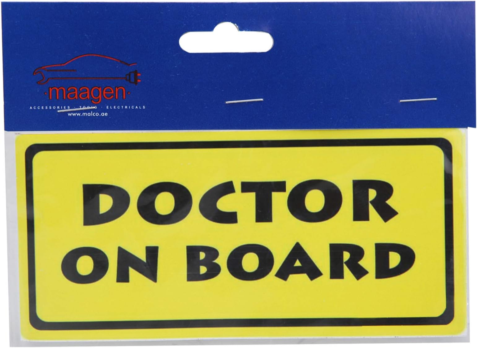 Maagen Doctor On Board Car Sign