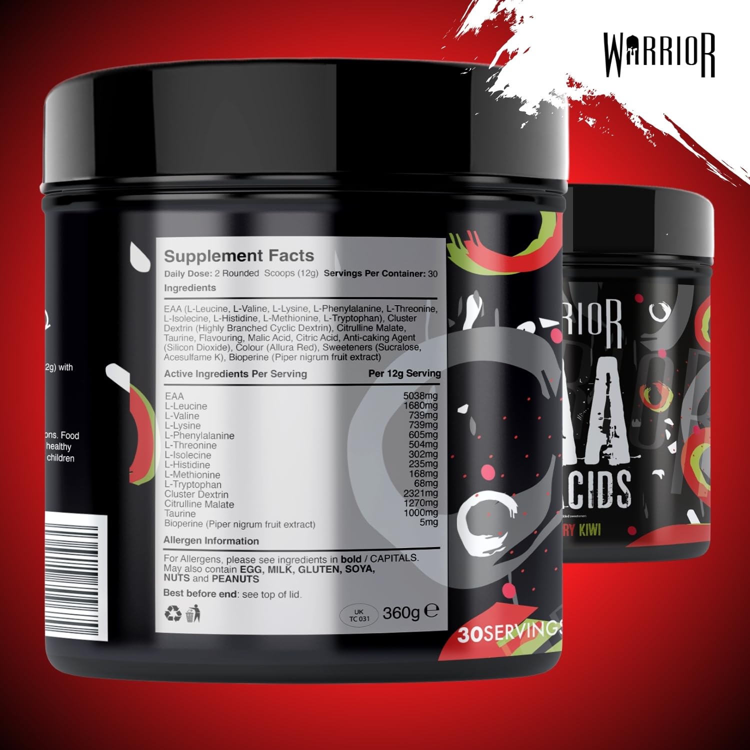 EAA Essential Amino Acids, Strawberry Kiwi - 360g