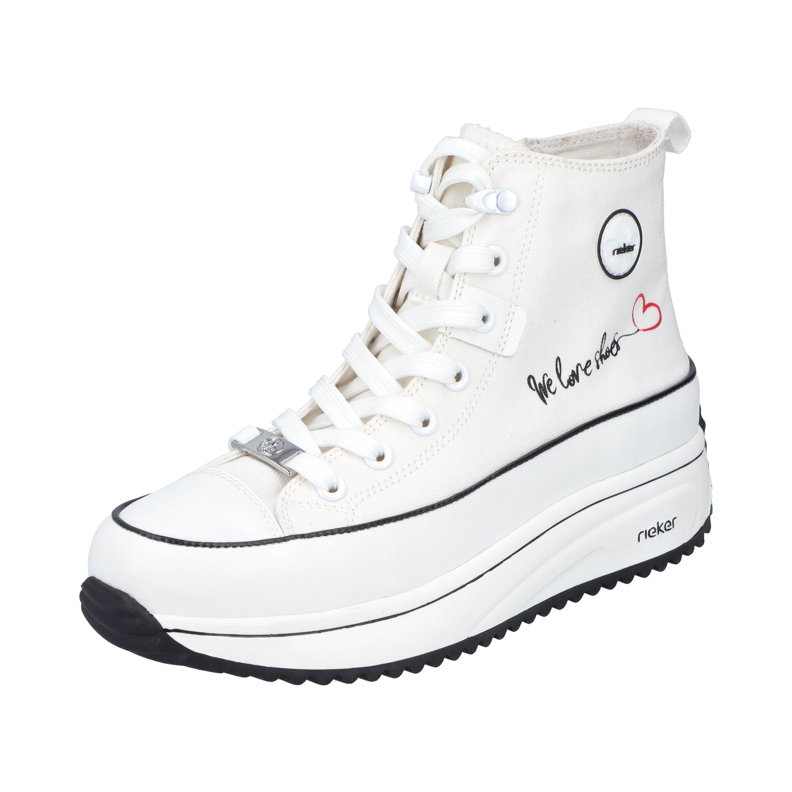 Rieker Women's 90012 Ankle Boots, White, 7.5 UK