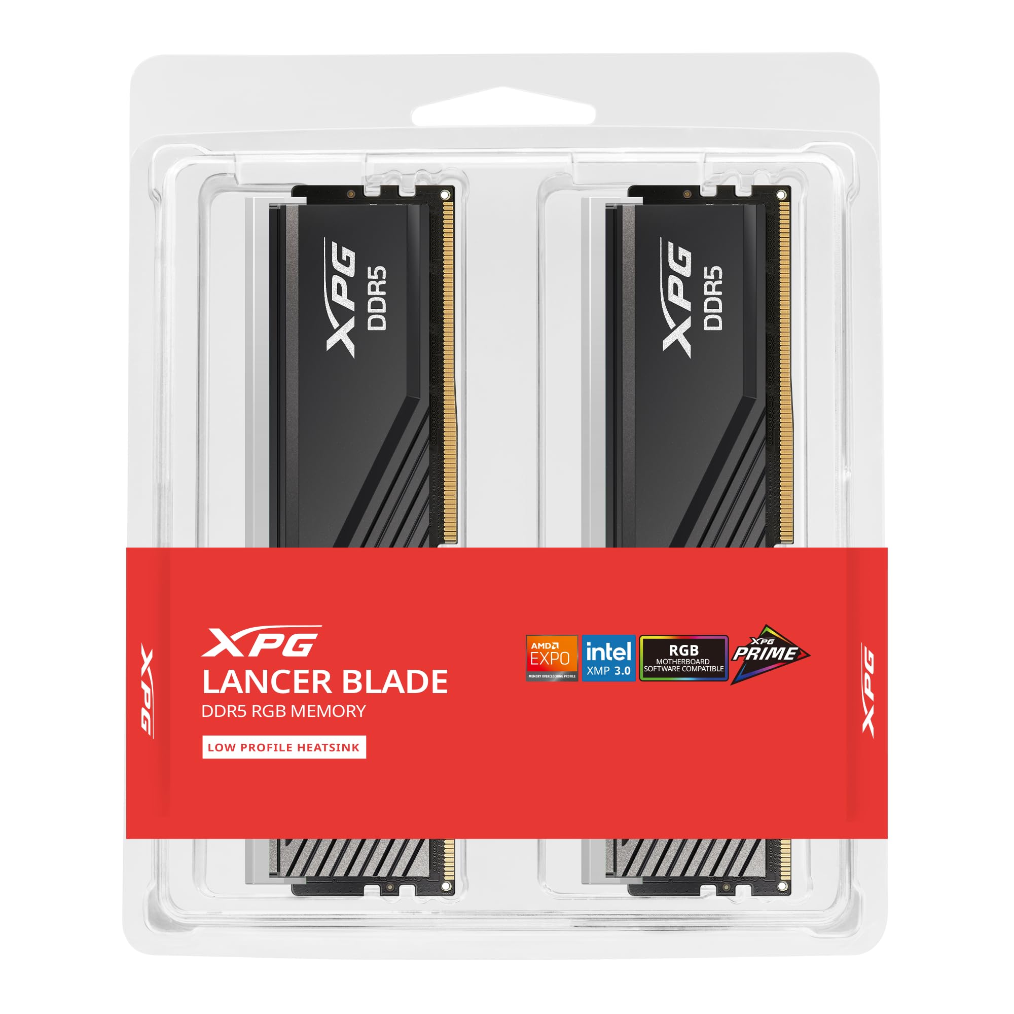 DIMM 32 GB DDR5-6000 (2x 16 GB) Dual-Kit (schwarz, AX5U6000C4816G-DTLABRBK, XPG Lancer Blade RGB)