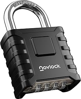 Candados de combinación – resistentes a la intemperie, grande y robustos – para exteriores : portones, vallas, cobertizo...