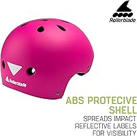 Vista 7 de Rollerblade Casco RB JR para niños, color rosa