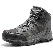 NORTIV 8 Mens Waterproof Hiking Boots Outdoor Mid Trekking Lightweight Mountaineering Shoes Paladin