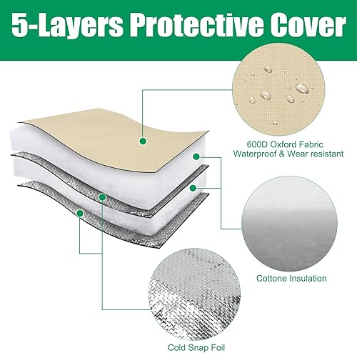 Miniatura 4 de Cubierta de prevención de reflujo, protección de bolsa aislada, cubierta de disyuntor de vacío de presión de aislamiento de tubería de invierno,