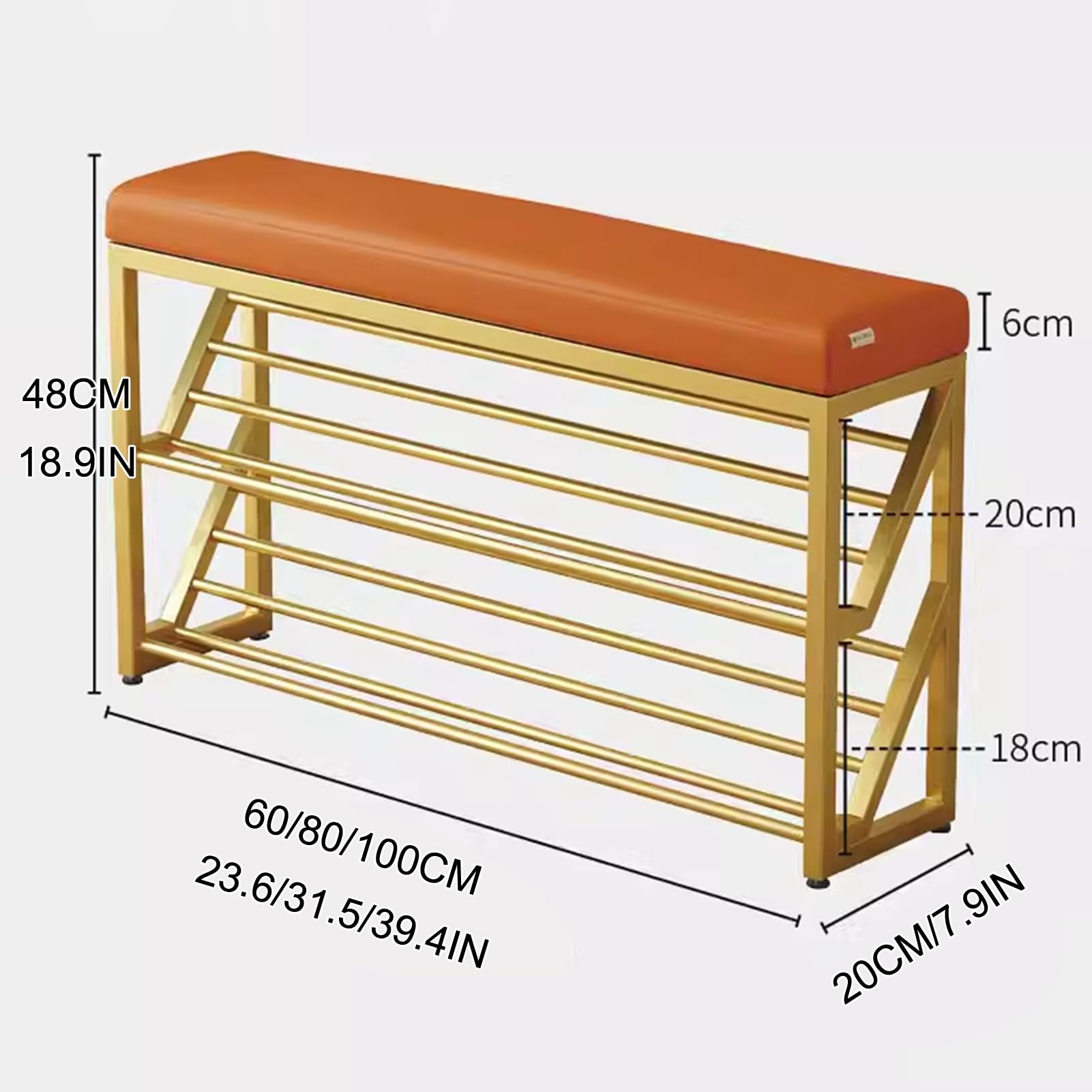 2-poziomowy metalowy stojak na buty z siedziskiem, schowek na buty wejściowe, duża pojemność, do przedpokoju, czarny, 60 cm – stylowe i funkcjonalne rozwiązanie na obuwie