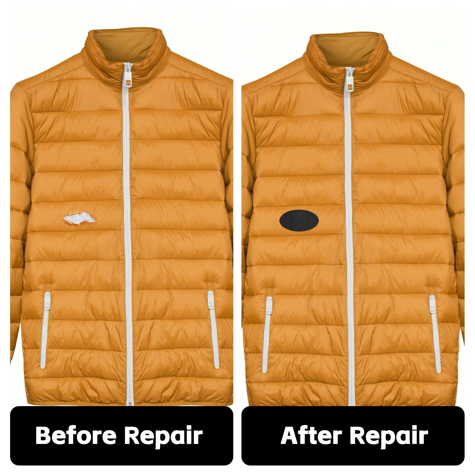 20 Patchs De Réparation En Nylon - Imperméables, Auto-adhésifs, Formes De Cœur - Pour Doudounes, Tentes, Sacs... - 4