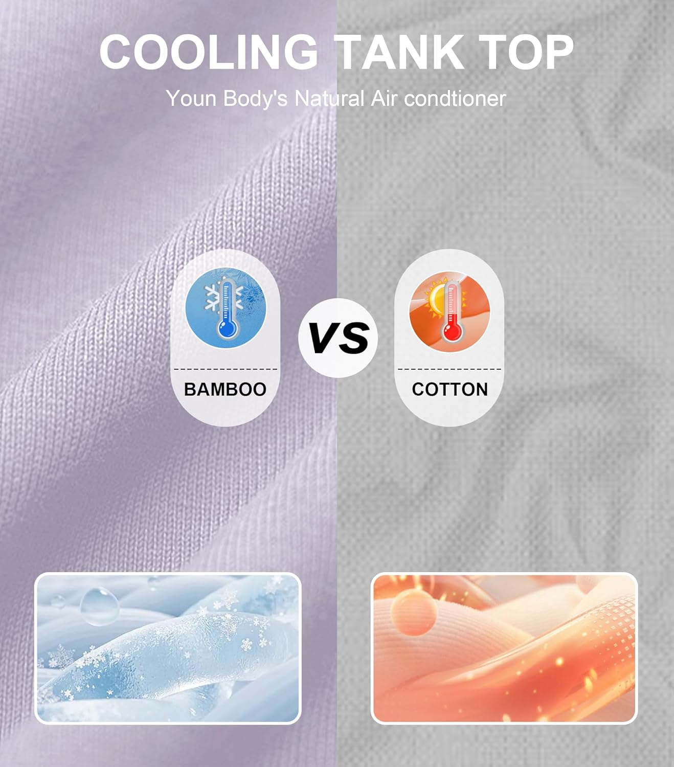 COLORFULLEAF Women's Long Tank Tops Bamboo Rayon Sleeveless Layering Camisole Summer Tank Tops for Women Undershirts 3 Pack - Image 3