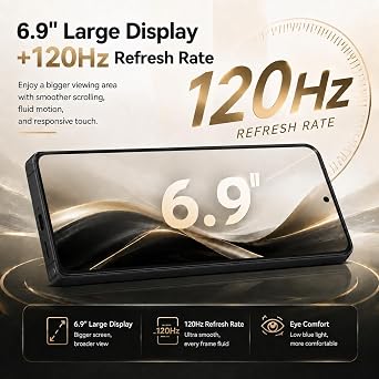26 Ultra Unlocked phone Smartphone,Android 16,16+512GB storage,(Gold)