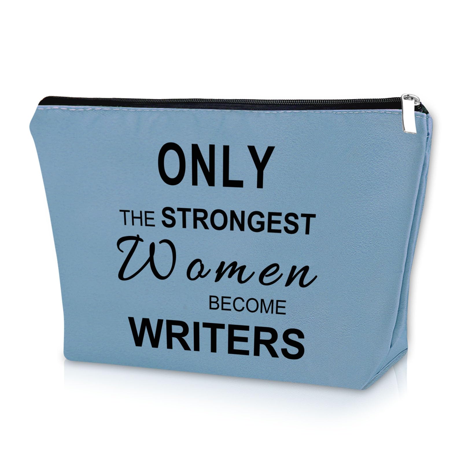 Writer Gifts for Women Blue Makeup Bag Creative Writing for Adults Future Author Cosmetic Bag Appreciation Novelist Retirement Birthday Christmas