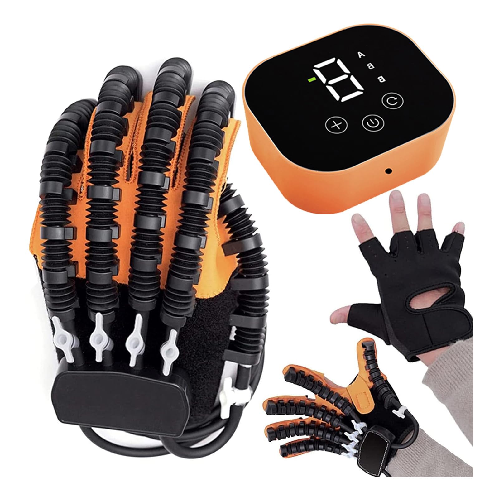 Guanti robotici, per il trattamento dell'ictus, allenamento alla riabilitazione della mano, guanto per esercizi per pazienti colpiti da ictus, attrezzatura portatile per esercizi e terapia della