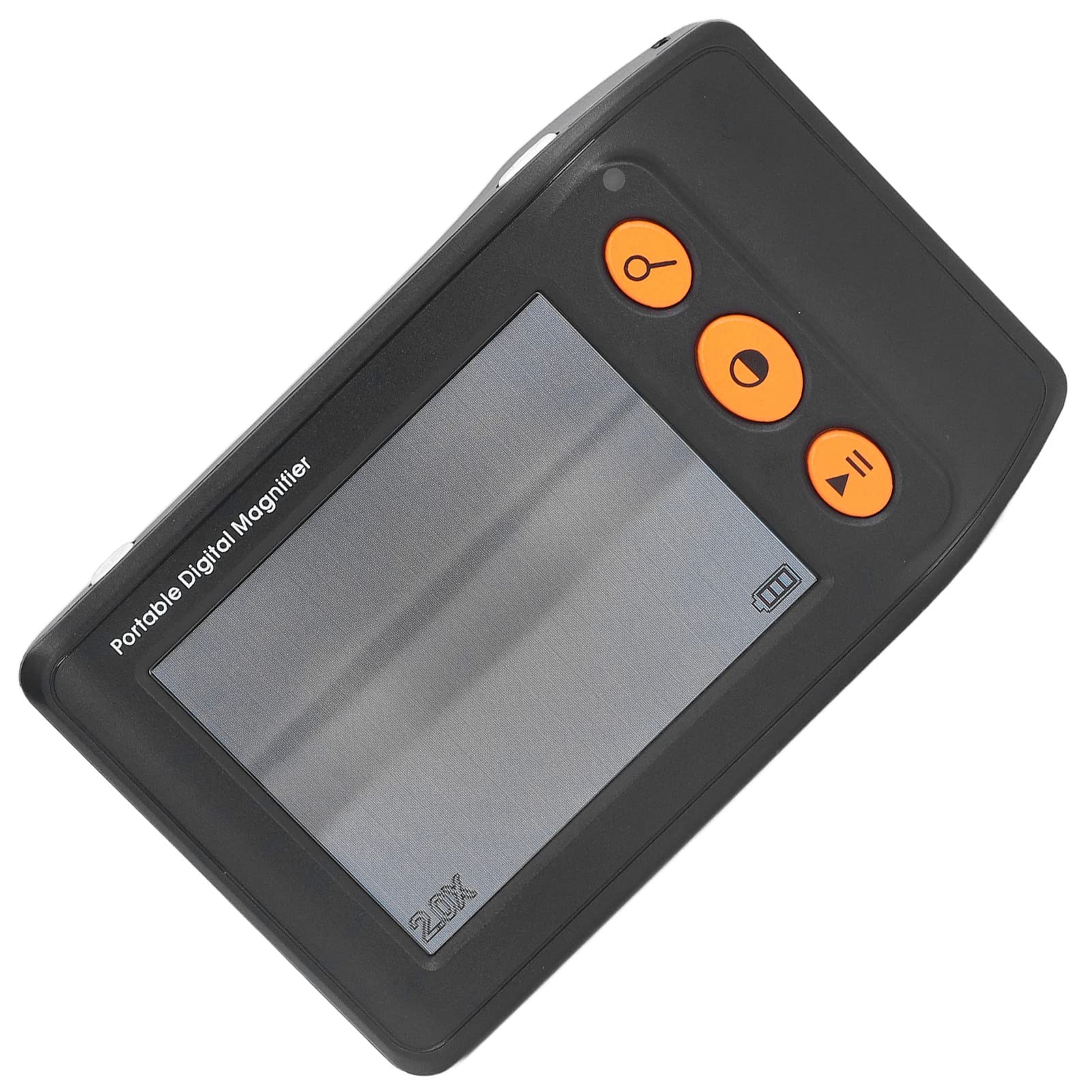 Digitale Lupe, Tragbare 3,5 Zoll HD Video Digitallupe für Sehbehinderte, Elektronische Lesehilfe mit 2X-25X Zoom und 8 Farbmodi Zum Lesen Schreiben Anzeigen von Karten und Büchern (Schwarz)
