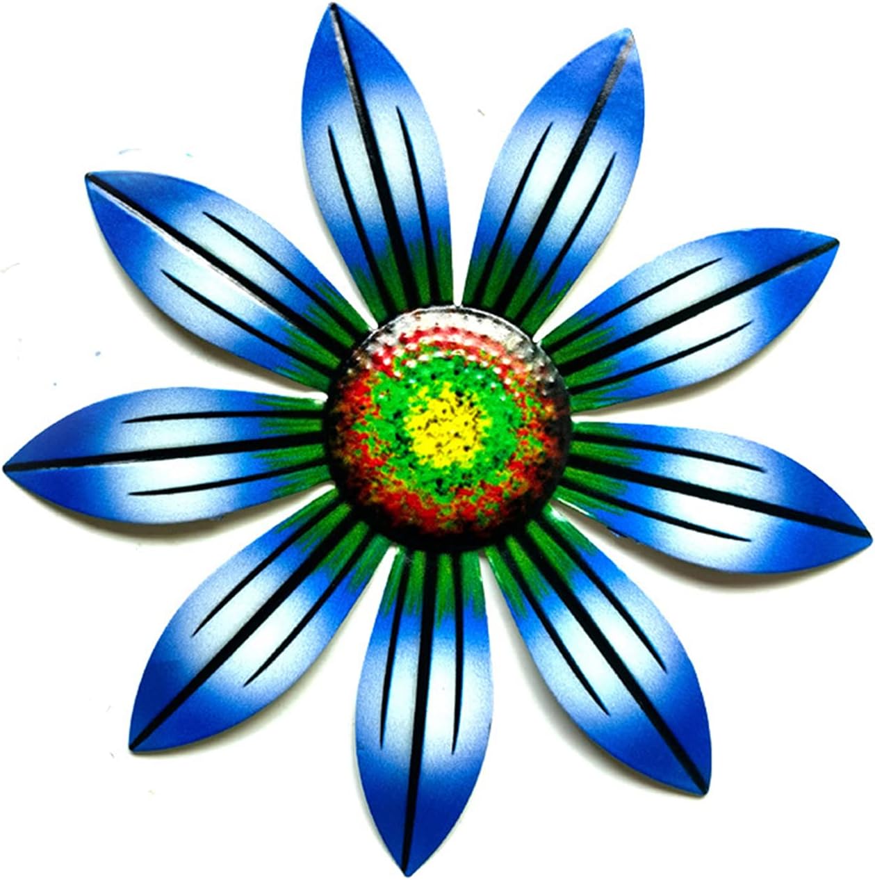 GEQIAN Metal Flower Wall Decor Metal Flower Decoration Wall Mounted