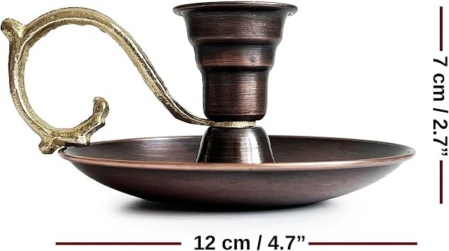 Elit Mumluk & El Şamdanı Kendinden Iğneli Mum Hediyeli Oksit Turna2619-3