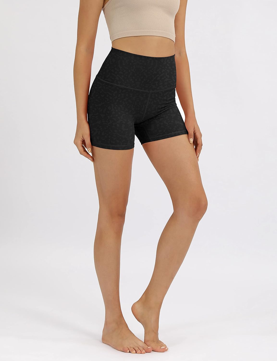 ODODOS Women's High Waisted 4"/8"/10" Inseam Brushed Biker Shorts with Inner Pocket, 2021 Workout Running Yoga Shorts : Sports & Outdoors