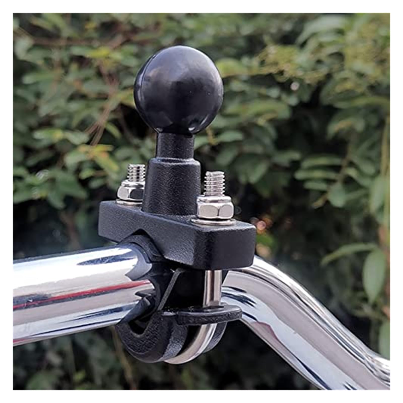Supporto per manubrio con base a U 3X, larghezza 37 mm, con sfera da 1 pollice per il lavoro GPS per supporti Supporto piastra navigazione
