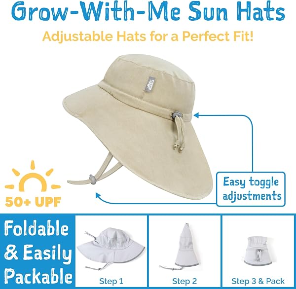 Jan & Jul Adjustable Quick Dry Sun Protection Hat with UV Protection - 2