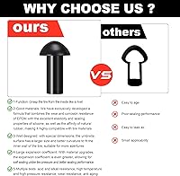 Vista 3 de Richcat Kit de reparación de pinchazos de neumáticos sin cámara con tapón de seta, repara pinchazos y neumáticos planos para motocicletas