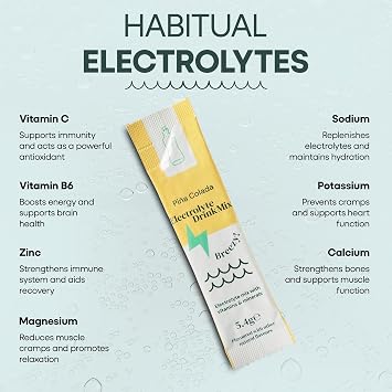 HABITUAL 425mg Electrolytes Powder Sachets Pack of 12 Taster Pack