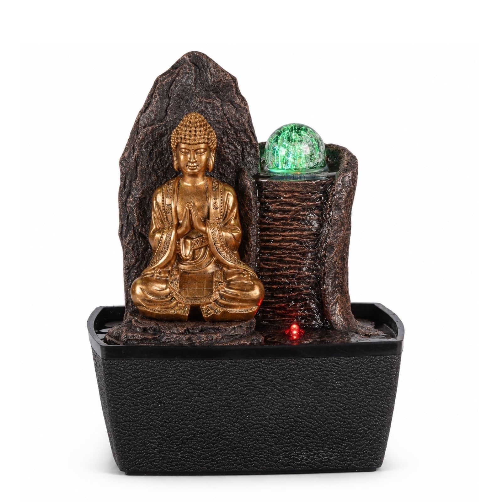 Fontaine d'intérieur Bouddha relaxante pour créer un coin zen au salon